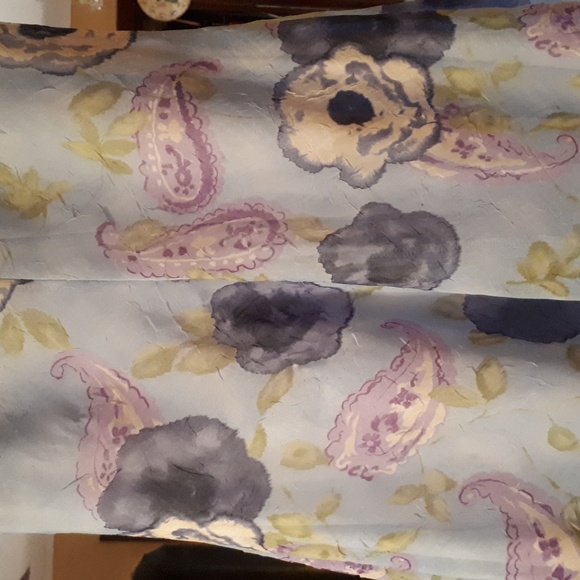 Dress,sheer with lining. Colour light blue, floral. "All That Jazz" small size. - Picture 5 of 11